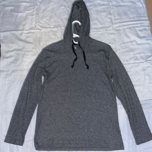 Rustic Souls Drawstring Hooded Knit-Like sweatshirt
